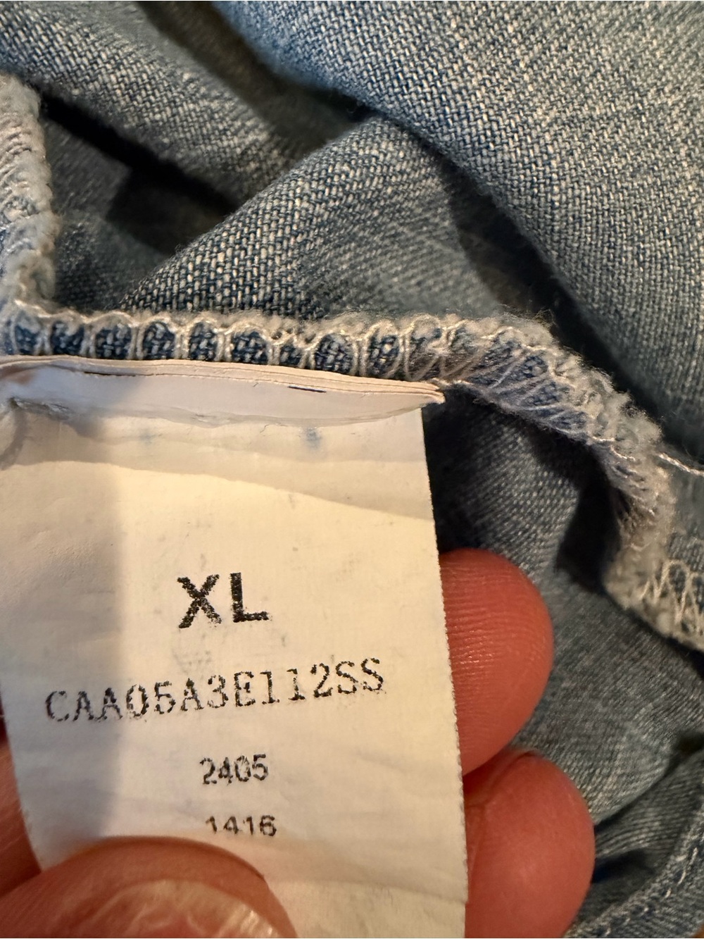 Cupshe Light Blue Washed Denim Sleeveless Mini Dress - Picture 2 of 7